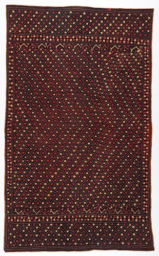 SILK EMBROIDERED GOBHI BAGH HEAD