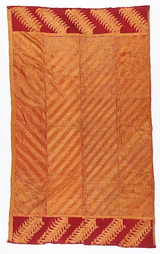 INDIAN PHULKARI SILK EMBROIDERED TEXTILEBagh,