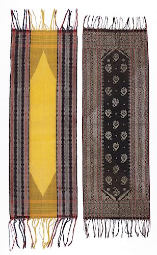 2 MEN'S SHOULDER CLOTHS, SUMBAWA2