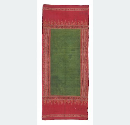 ANTIQUE CEREMONIAL SILK IKAT LAWAN Antique 38b12d