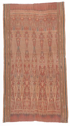 ANTIQUE PUA IKAT TEXTILE, IBANAntique