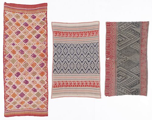 3 OLD LAO TEXTILES3 Lao Textiles,