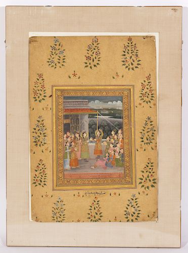 PERSIAN MINIATUREMughal Painted