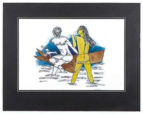 M.F. HUSAIN (INDIAN, 1913-2011)