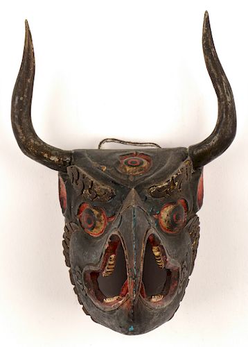 GARUDA MASK TIBET OR BHUTAN LATE 38b2ef