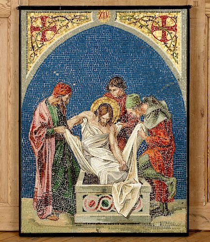 A MOSAIC PANEL DEPICTING JESUS 38b34f