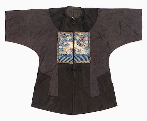 19TH C. RANK BADGE ROBE, CHINA19th