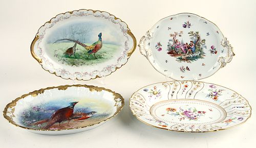 COLLECTION OF 4 CONTINENTAL PORCELAIN 38b3b3