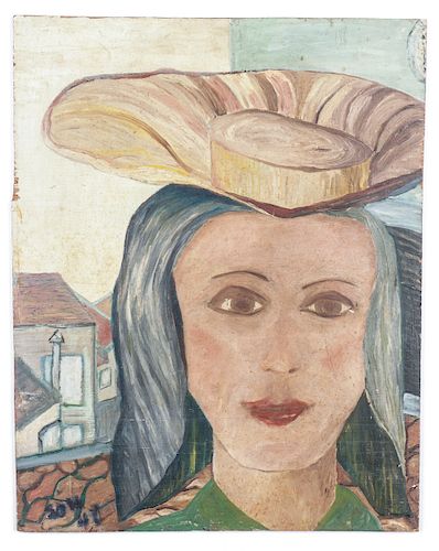 JON SERL (1894-1993) "ITALIAN LADY",