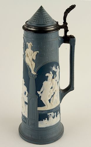 GERMAN METTLACH BEER STEIN RODENSTEINA