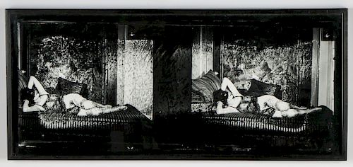 LATE 19TH C STEREOSCOPIC BOUDOIR 38b4ef