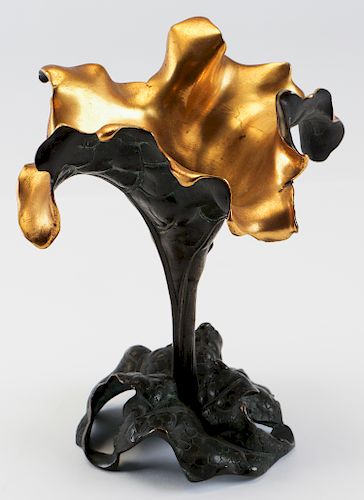 FRENCH ART NOUVEAU BRONZE VASEFrench