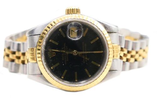 ROLEX LADIES 2 TONE OYSTER PERPETUAL