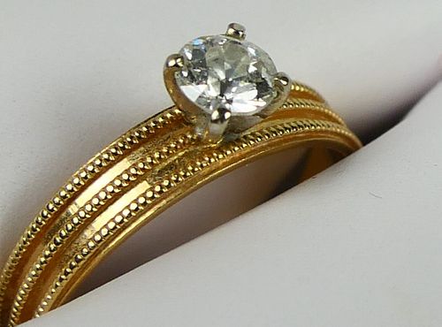 14KT YELLOW GOLD DIAMOND LADIES 38b5a7