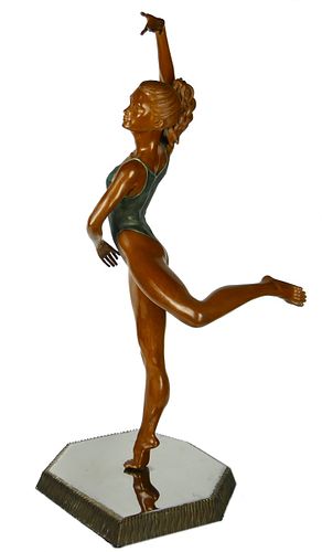 JAVIER VILLARREAL HUGE BRONZE BALLERINA