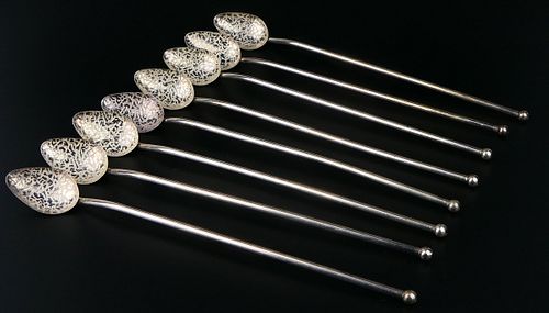 LOT OF 8 VINTAGE STERLING COCKTAIL 38b5e7