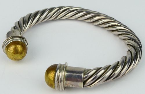 MEXICAN CABLE BRACELET STERLING 38b5fe
