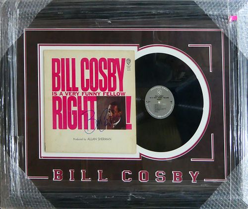 BILL COSBY AUTOGRAPHED VINYL RECORD 38b610