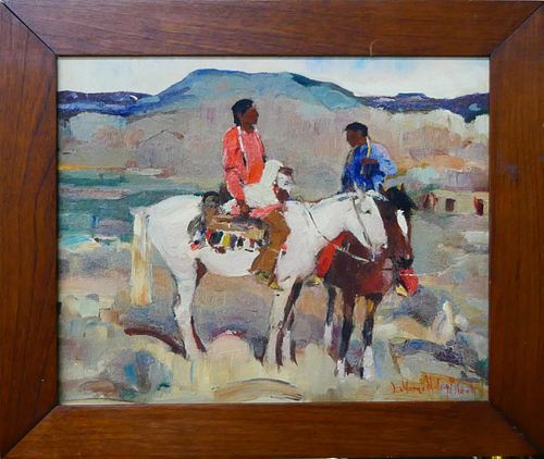 LAVERNE NELSON BLACK OIL CANVAS 1887 1938 38b67f