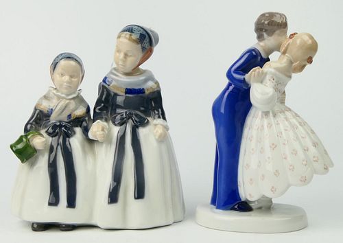 2 ROYAL COPENHAGEN PORCELAIN FIGURINES  38b6dd