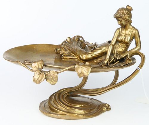 GORGEOUS ART NOUVEAU STYLE BRONZE