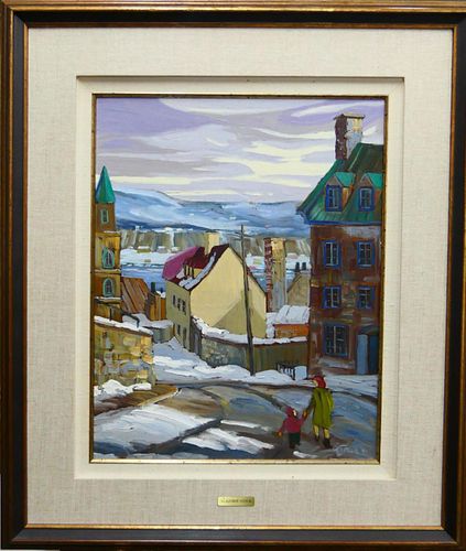 VLADIMIR HORIK CANADA B1939 TOWNSCAPE 38b76c