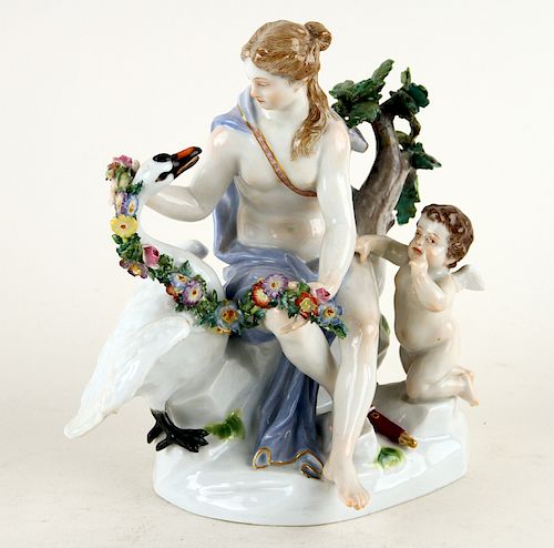 ANTIQUE MEISSEN PORCELAIN FIGURAL 38b799