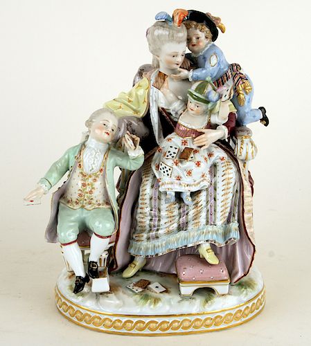 ANTIQUE MEISSEN PORCELAIN FIGURAL