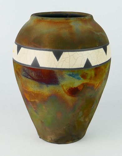 NAVAJO MOLTEN POTTERY VASE MYSTERY 38b7ff