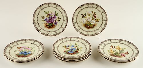 SET 12 J E CALDWELL PORCELAIN 38b846