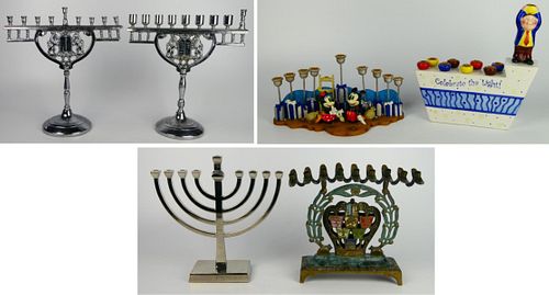 COLLECTION OF 6 MENORAHS3 of 38b85e