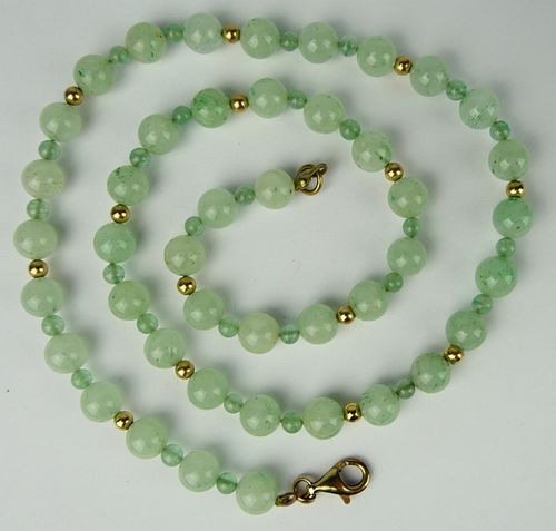 VINTAGE CHINESE WHITE JADE 14K 38b8bd