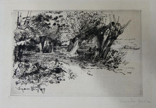 SEYMOUR HORTON? LANDSCAPE ETCHING