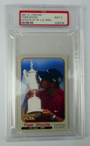 2001 TIGER WOODS SI FOR KIDS CARD 38b8fa