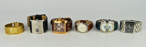 COLLECTION OF (6) GENTS WATCHESThese