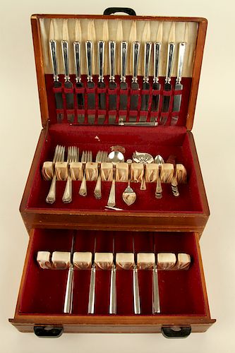 49 PC. WHITING STERLING FLATWARE