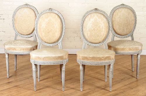 SET OF FOUR LOUIS XVI STYLE SIDE 38b981