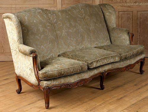 LOUIS XV STYLE CARVED SOFA DOWN