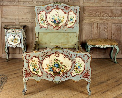 VENETIAN PAINTED 3PC BEDROOM SET 38b9be