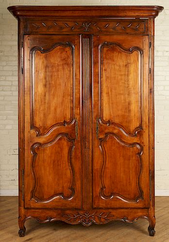 MID 19TH C. FRENCH ARMOIRE CABRIOLE