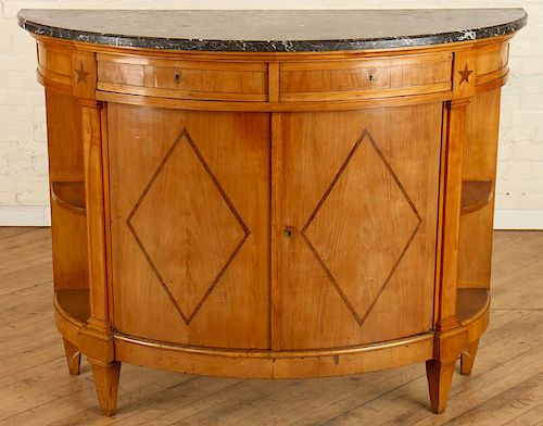 DIRECTOIRE STYLE MARBLE TOP SERVER