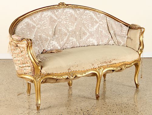 19TH C FRENCH LOUIS XV STYLE GILT 38ba16