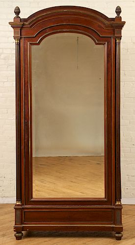 19TH C DIRECTOIRE MAHOGANY ARMOIRE 38ba18