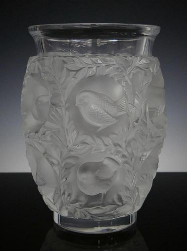 LALIQUE "BAGATELLE" VASE FROSTED