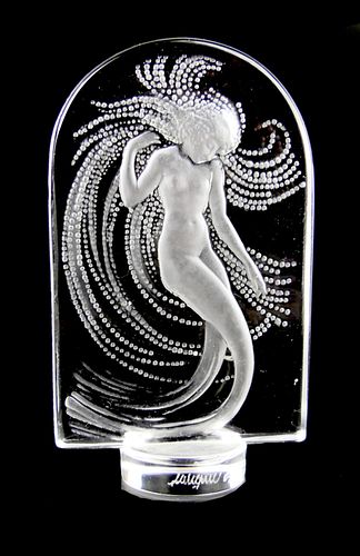 LALIQUE NUDE SIREN CRYSTAL STAMP 38bac8