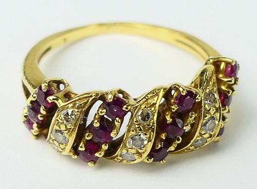 LADIES 14KT YELLO GOLD DIAMOND