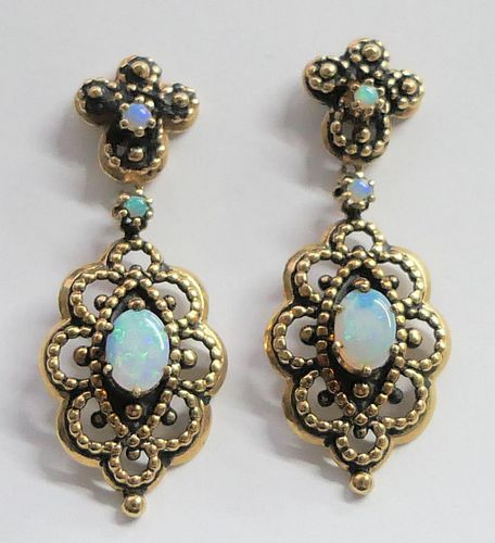 VICTORIAN STYLE 14KT Y GOLD AND 38bb72