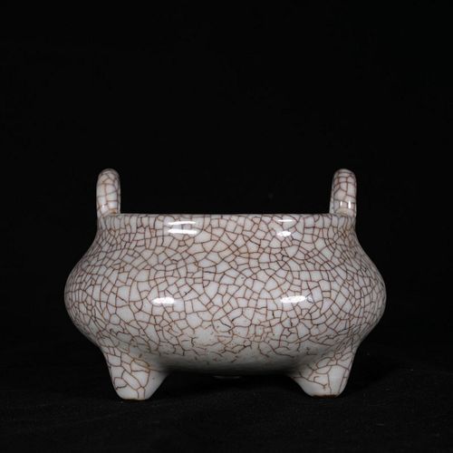 CHINESE WHITE CRACKLE GLAZED PORCELAIN 38bb83