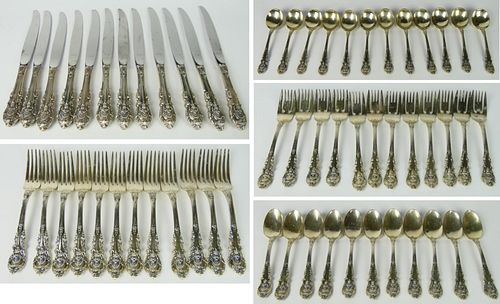 WALLACE SIR CHRISTOPHE 58 PC. STERLING