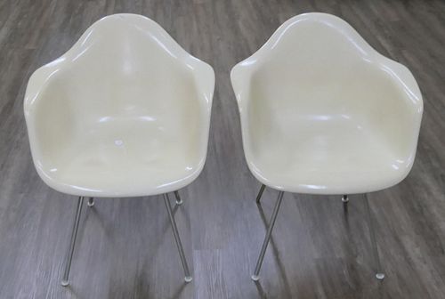 PAIR OF HERMAN MILLER MID CENTURY